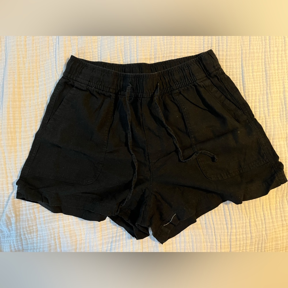 Old Navy High Rise Linen Shorts